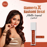 Glamveda X Rashami Desai Mini Liquid Lipstick (Rusty Lips - 010) - 1.2ml