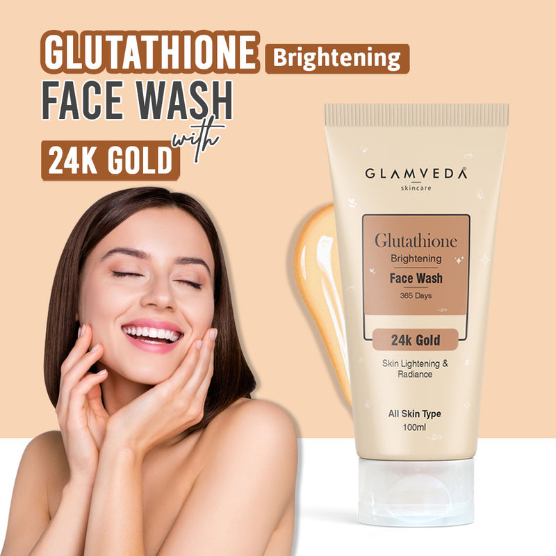 Glamveda Glutathione 24 k Gold Face Wash