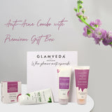Glamveda Glycolic acid & Salicylic acid Anti-Acne Combo For Women with Gift Box | Face wash, Peel Off Mask, Facial kit & Face mask