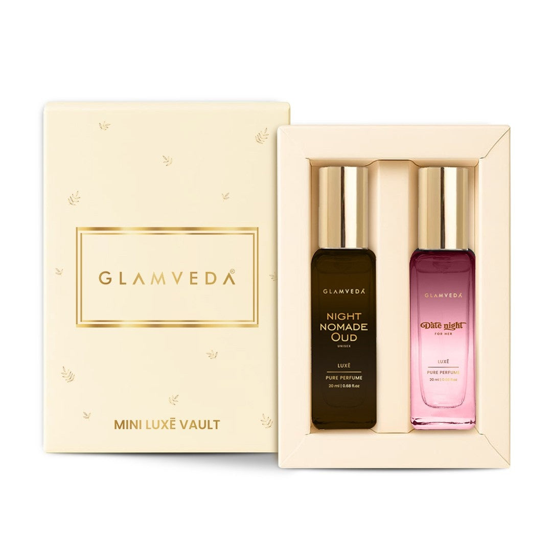 Bold Encounter  - Night Nomade Oud + Date Night Luxury Unisex Pure Perfume Gift Set 2 x 20ml