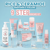 Glamveda Korean Glass Skin Rice & Ceramide 9 Step Weekly Skincare Routine For Women