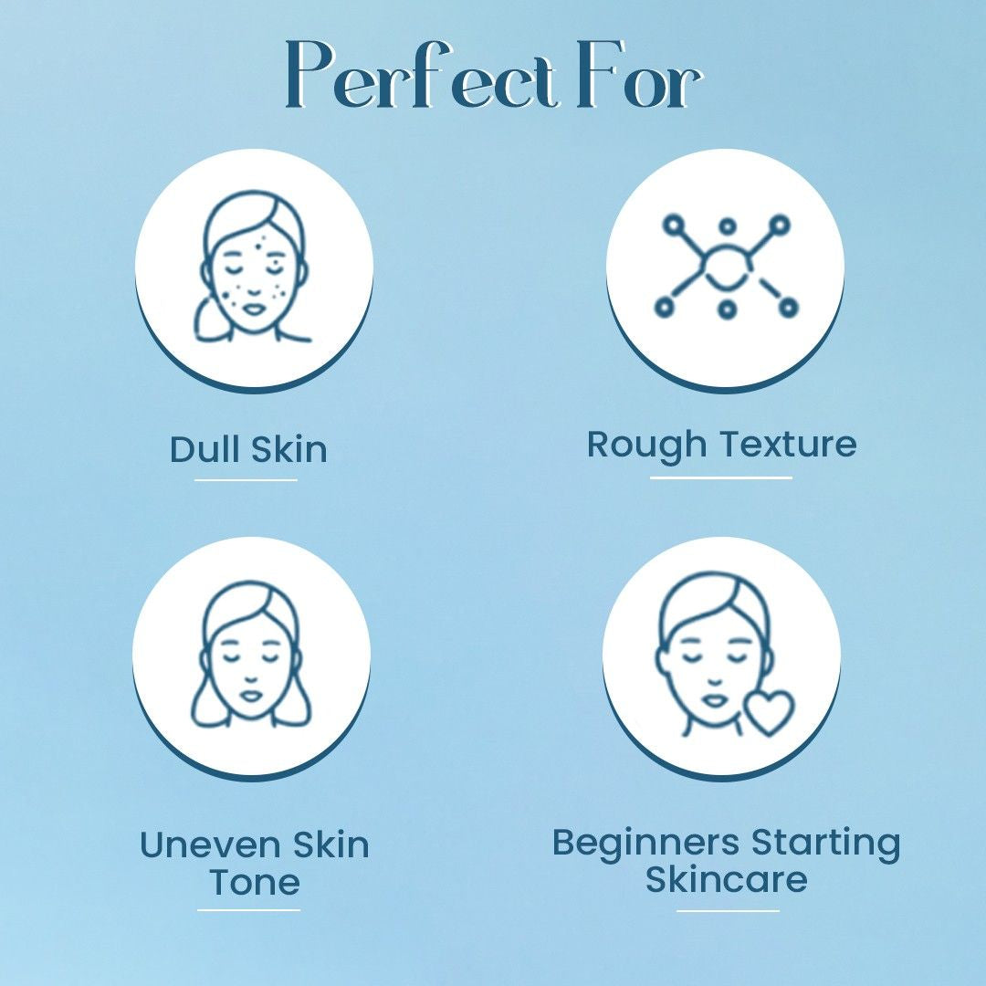Rice & Ceramide Glass Skin Duo | Face Wash + Enzyme Scrub Combo | 200ml