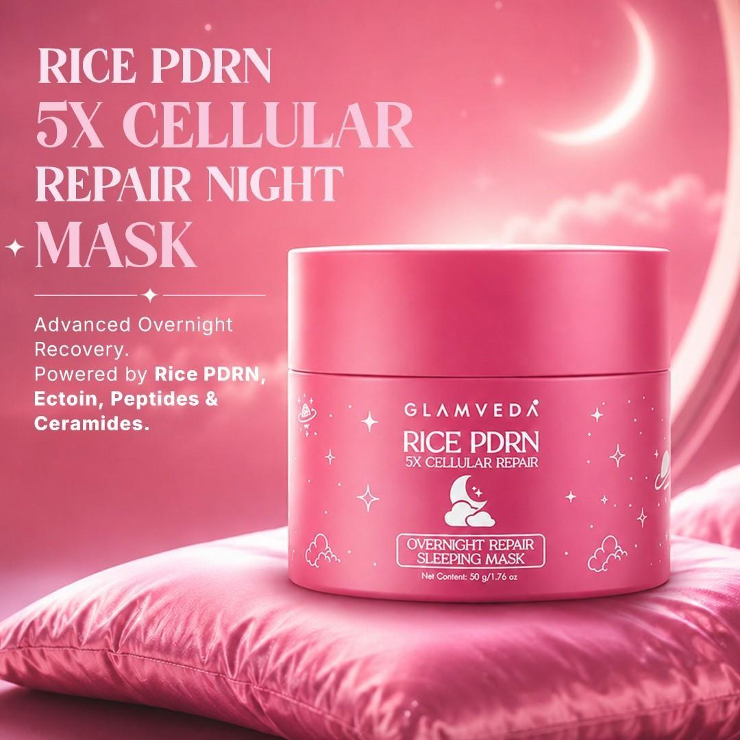 Rice PDRN & Collagen Night Mask for Glowing Skin