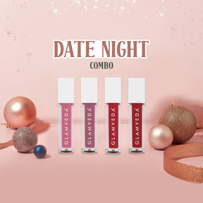 Glamveda X Rashami Desai Datenight Look Mini Liquid Lipstick | Pack of 4