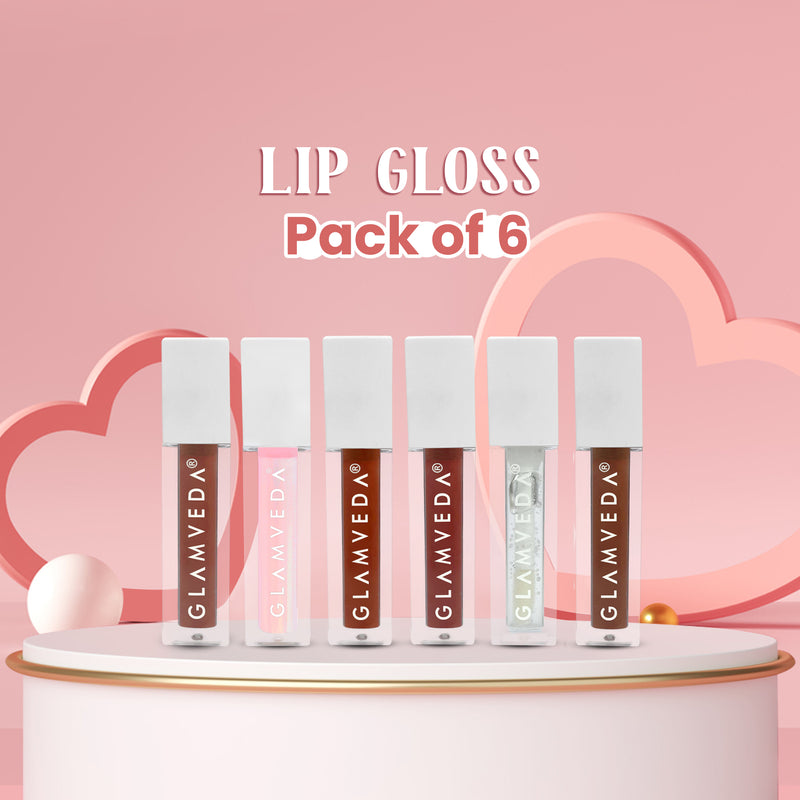 Glamveda X Rashami Desai Serum Infused Lip Gloss Pack of 6