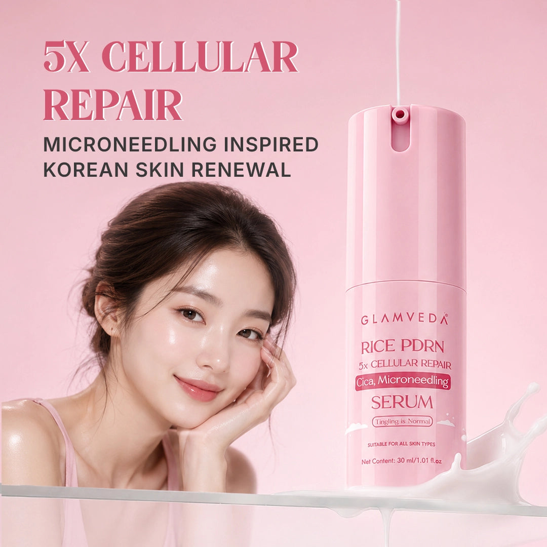 Rice PDRN 5X Cellular Repair Cica Microneedling Serum