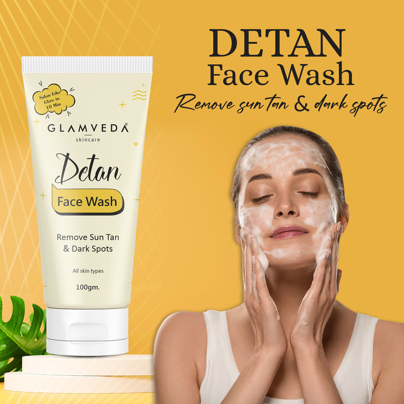 Glamveda De tan Face wash