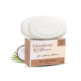 Glamveda Glutathione Skin Lightening & Whitening Soap with Kojic Acid Pack of 2