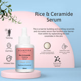 Glamveda Korean Glass Skin Rice & Ceramide Face Serum & Moisturizer Combo For Dry & Sensitive Skin Types