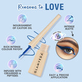 Glamveda Super Matte Liquid Eyeliner Intense Blue