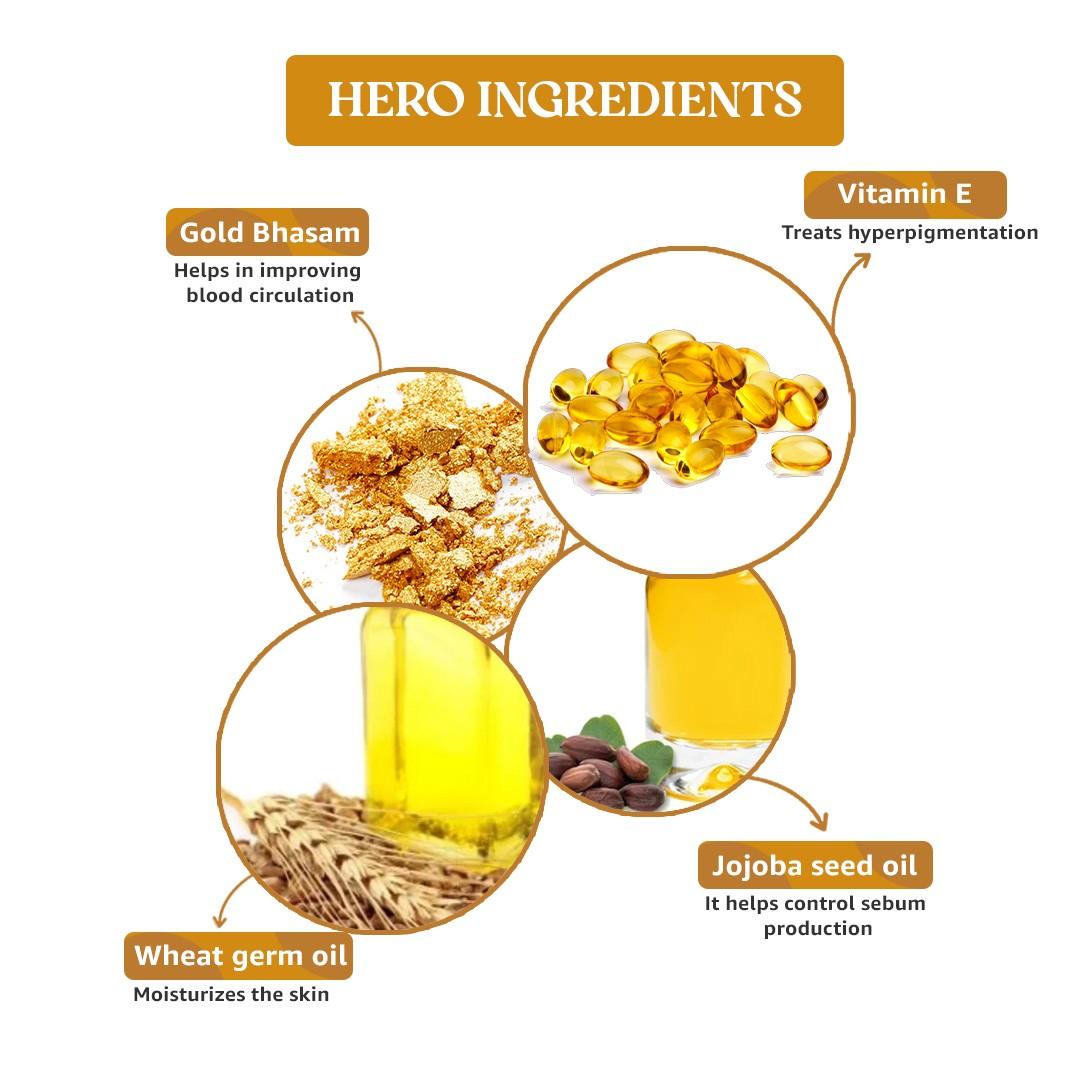 Glamveda Gold Advance Skin Rejuvenating Facial Kit 40gm