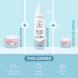 Rice & Ceramide 3-Step Winter Routine | Moisturizer + Under Eye Cream + Body Lotion