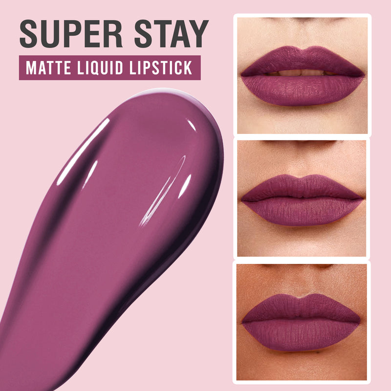 Glamveda X Rashami Desai Matte Mini Liquid Lipstick, Mauve shade (Cinderella - 028) 1.2ml