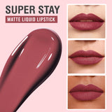 Glamveda X Rashami Desai Matte Mini Liquid Lipstick, Mauve shade (Sassy - 027) 1.2ml