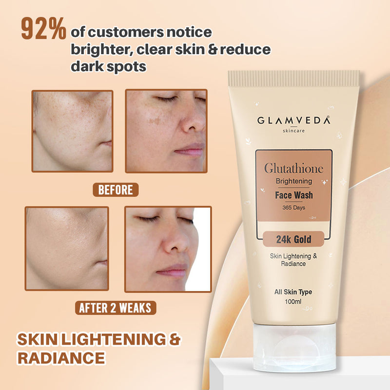 Glamveda Glutathione 24 k Gold Face Wash