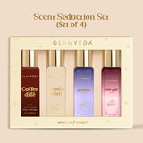 Scent Seduction  - Date Night +Seductress+Vanilla Elixir+Coffee Date | Luxury Pure Perfume Gift Set for Women 4 x 20ml