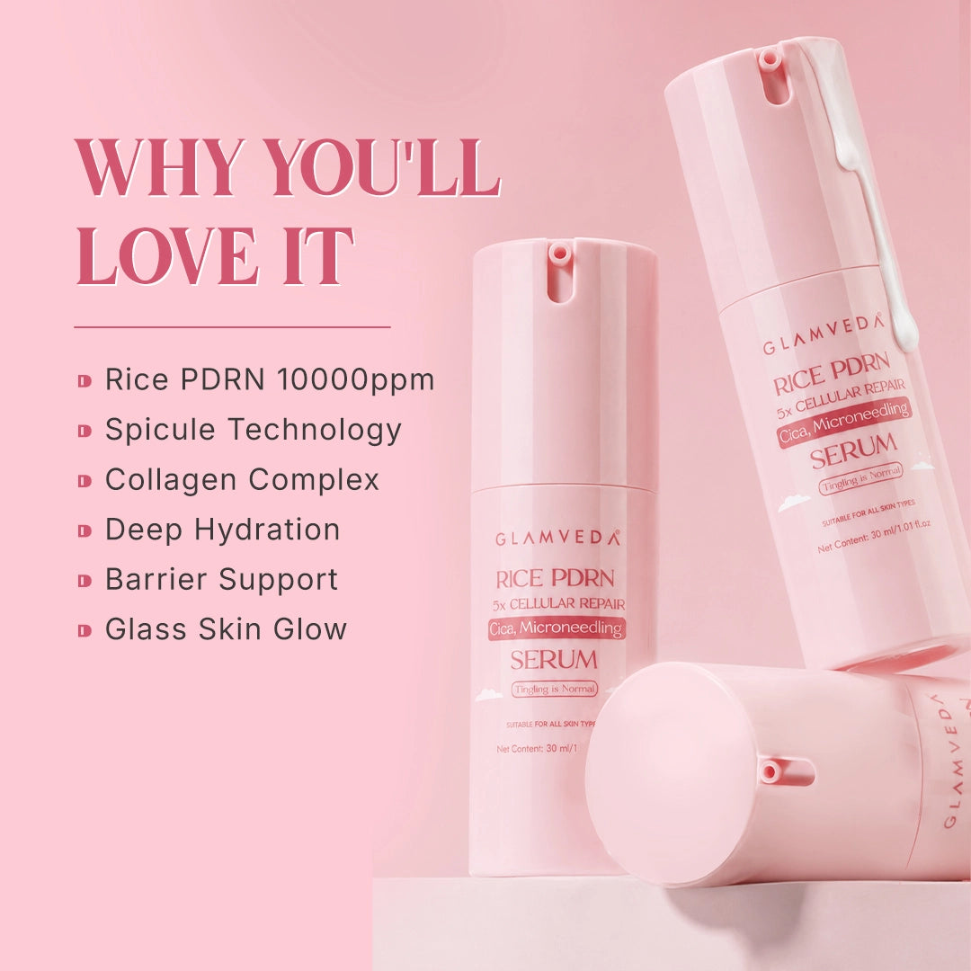 Rice PDRN 5X Cellular Repair Cica Microneedling Serum