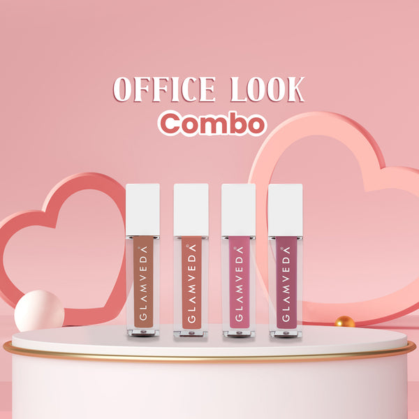 Glamveda X Rashami Desai Mini Liquid Lipstick Office Combo 4.8ml