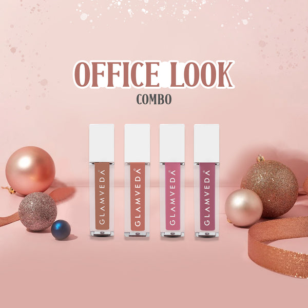 Glamveda X Rashami Desai Mini Liquid Lipstick Office Combo 4.8ml