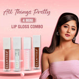 Glamveda X Rashami Desai Serum Infused Lip Gloss All Things Pretty Combo 4.8ml