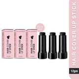 Glamveda Hair Cover-Up Stick | Instant Hairline & Root Filler – Black 4gm