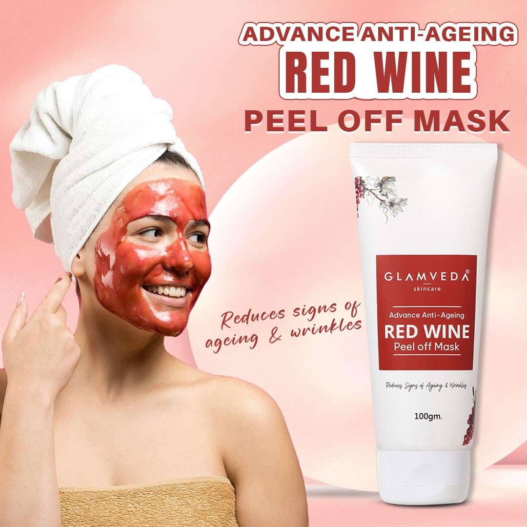 Glamveda Red Wine Peel Off Mask