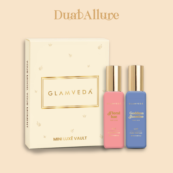 Bloom Muse Duo  - Floral Bae+ Goddess Jasmine Luxury Pure Perfume Gift Set for Women 2 x 20ml