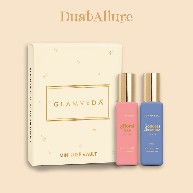 Bloom Muse Duo  - Floral Bae+ Goddess Jasmine Luxury Pure Perfume Gift Set for Women 2 x 20ml