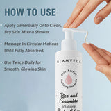 Rice & Ceramide Glass Skin Body Lotion Moisturizer| Deep Nourishment | 24 hrs Moisture lock