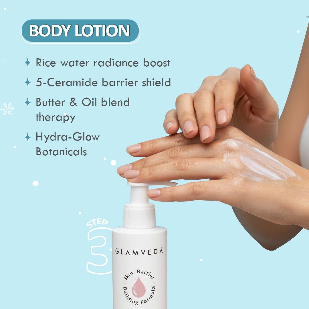 Rice & Ceramide 3-Step Winter Routine | Moisturizer + Under Eye Cream + Body Lotion