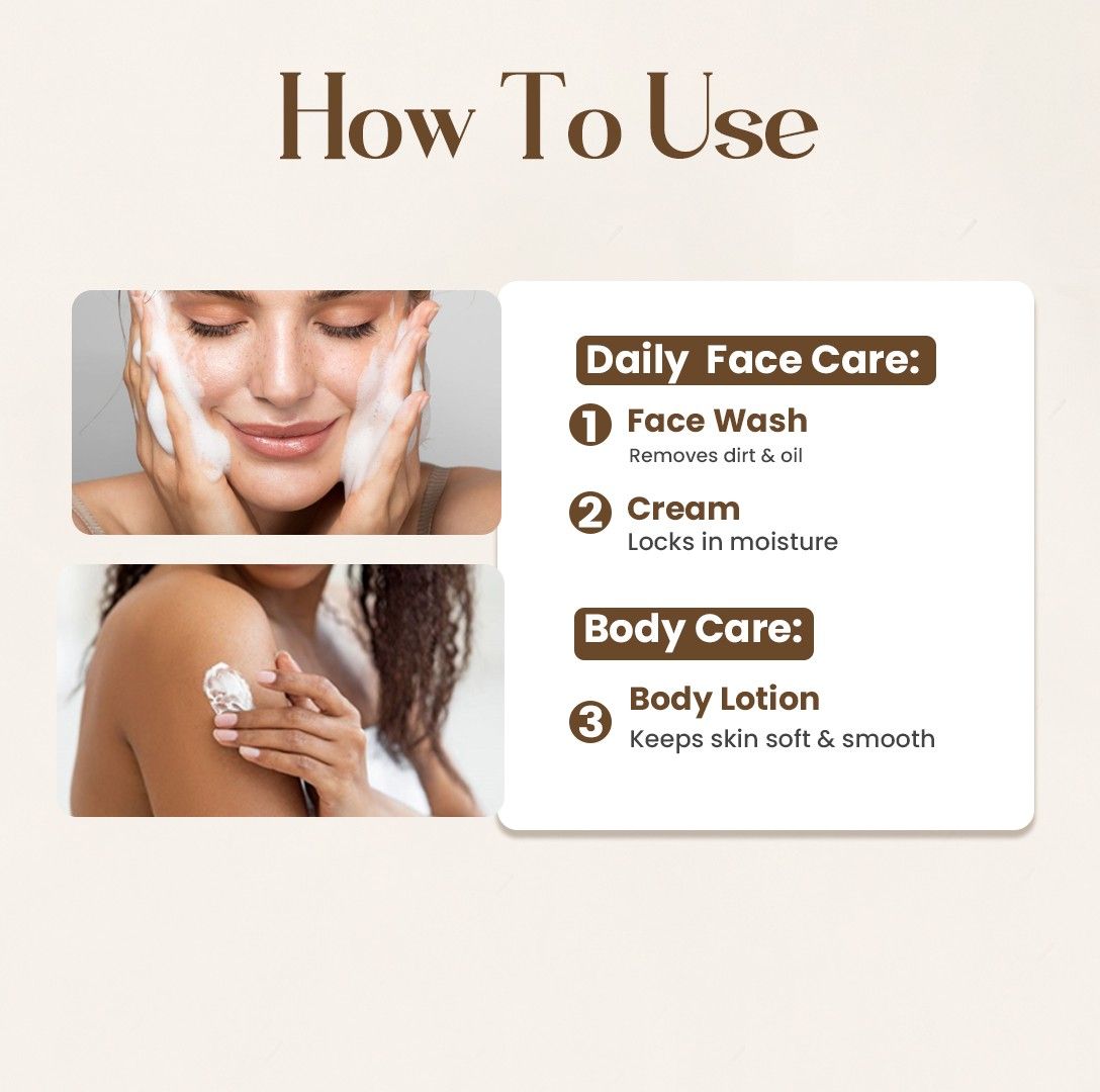 Glutathione Brightening & Dark Spots Removal 3 Steps Skincare Routine