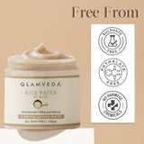 Glamveda Rice water Brightening Face scrub