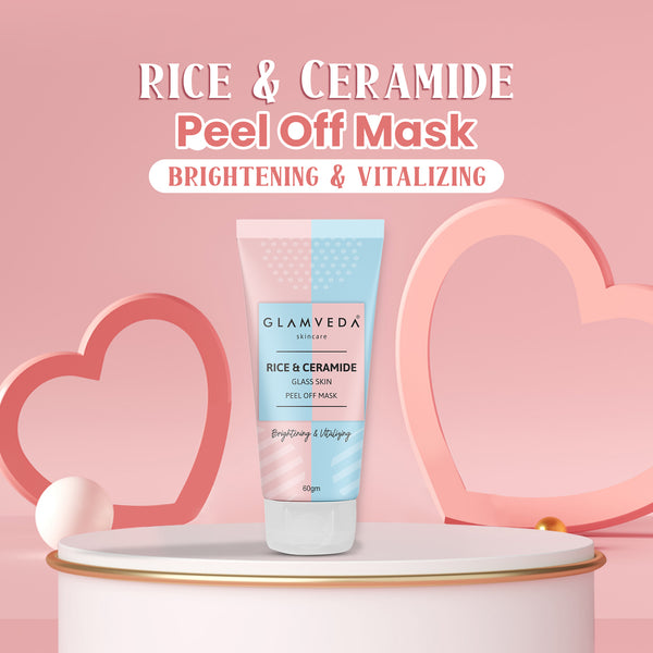 Glamveda Rice & Ceramide Glass Skin Peel off Mask