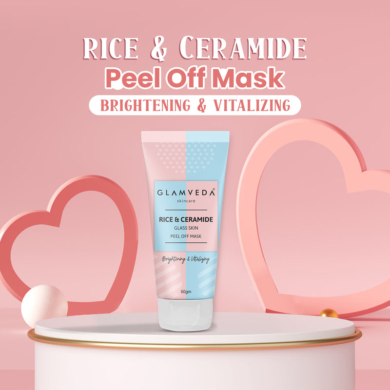 Glamveda Rice & Ceramide Glass Skin Peel off Mask