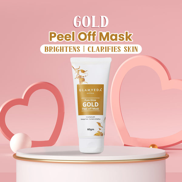 Glamveda Pure Glow Gold Peel Off Mask Enriched With Orange Peel | 60gm