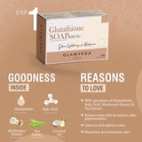 Glamveda Glutathione Bath & Body Skincare Routine Combo |  Set of 4 Kit | For Skin Brightening and Lightening | ( Face Wash + Face Cream + Body Lotion + Soap )