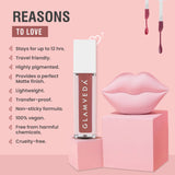 Glamveda X Rashami Desai Matte Mini Liquid Lipstick, Nude Brown shade (Passion - 025) 1.2ml