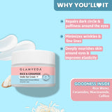 Glamveda Korean Glass Skin Rice & Ceramide 4 Step Gift Box | Face wash, Serum, Under-eye cream, Moisturizer