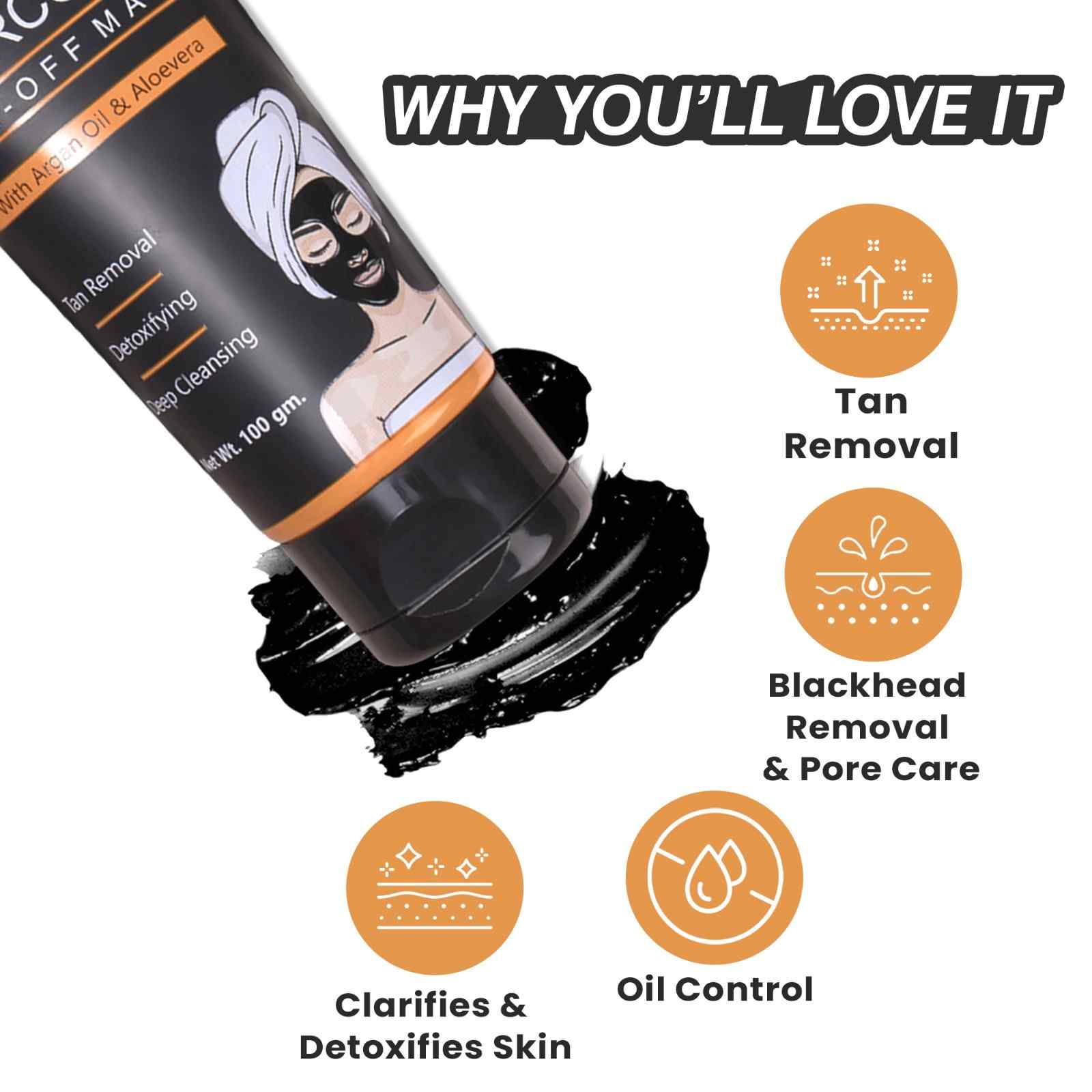 Activated Charcoal Peel Off Mask