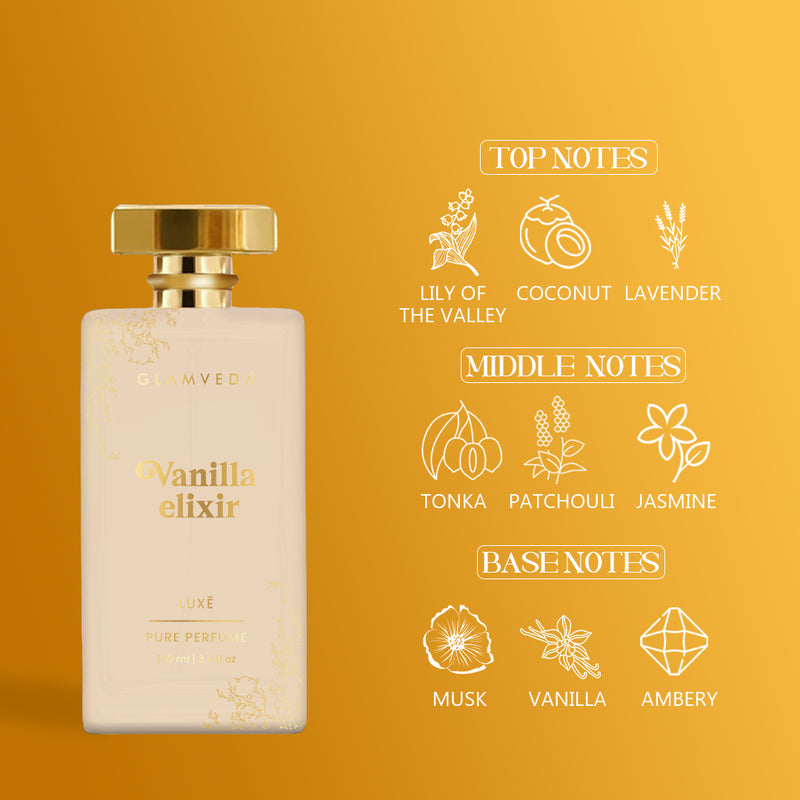 Vanilla Elixir – Luxe Pure Perfume for Her (100ml)