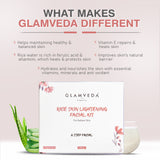 Glamveda Rice Skin Lightening Facial Kit 120gm