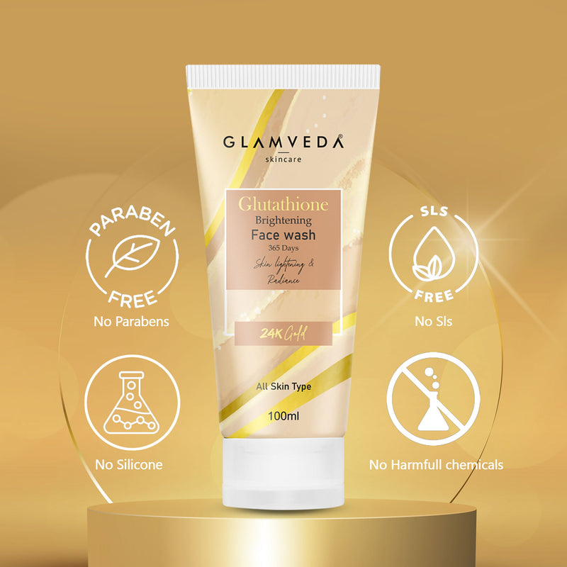 Glamveda Glutathione 24 k Gold Face Wash