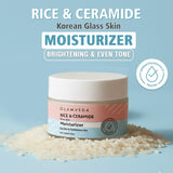 Glamveda Korean Glass Skin Rice & Ceramide Moisturizer