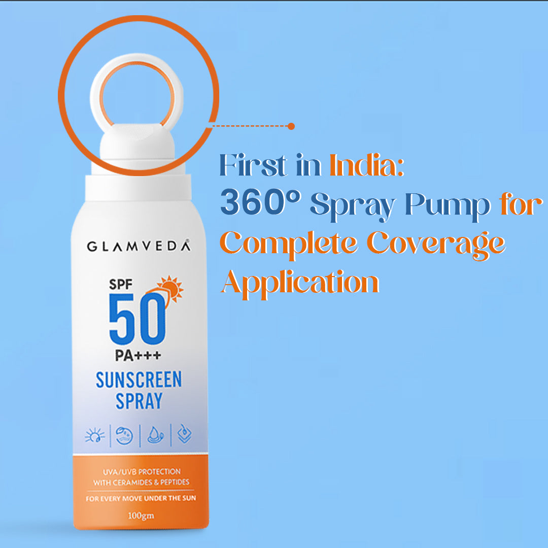 Body Sunscreen Spray SPF 50 PA+++ | Water-Resistant, Non-Greasy & Quick-Absorbing | Broad Spectrum UV Protection for Outdoor Use – 100ml