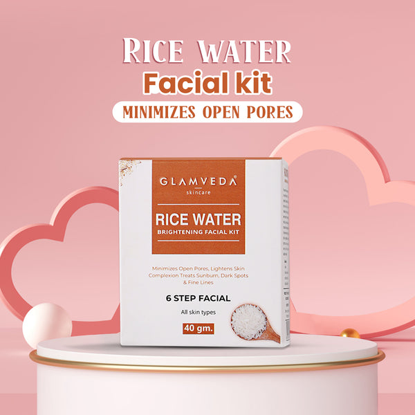 Glamveda Rice Water Brightening Facial Kit 40gm