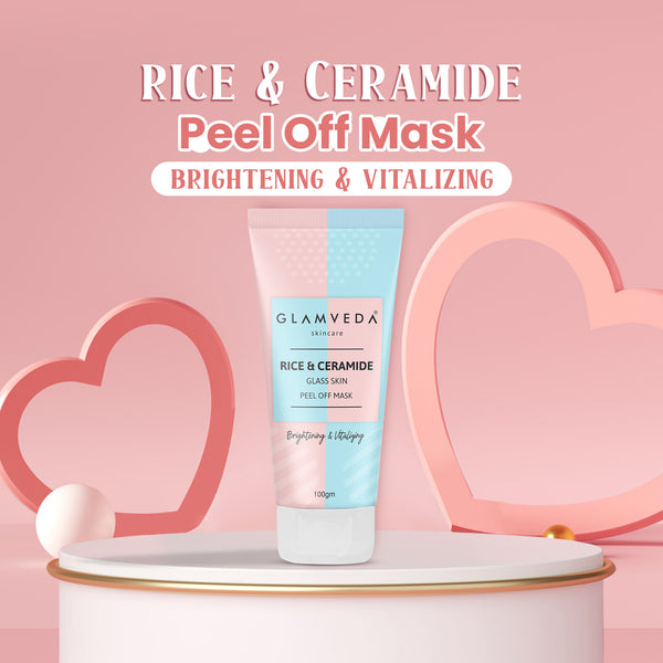 Glamveda Rice & Ceramide Glass Skin Peel off Mask