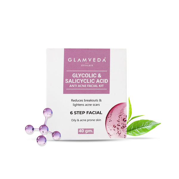 Glamveda Glycolic acid & Salicylic facial kit 40gm