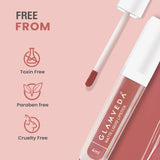 Glamveda Matte Liquid Lipstick, 12Hr Stay, Lightweight & Transferproof, (Serial kisser - 012) 4ml