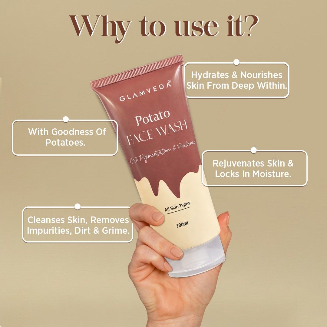 Glamveda Potato Anti Pigmentation Face wash