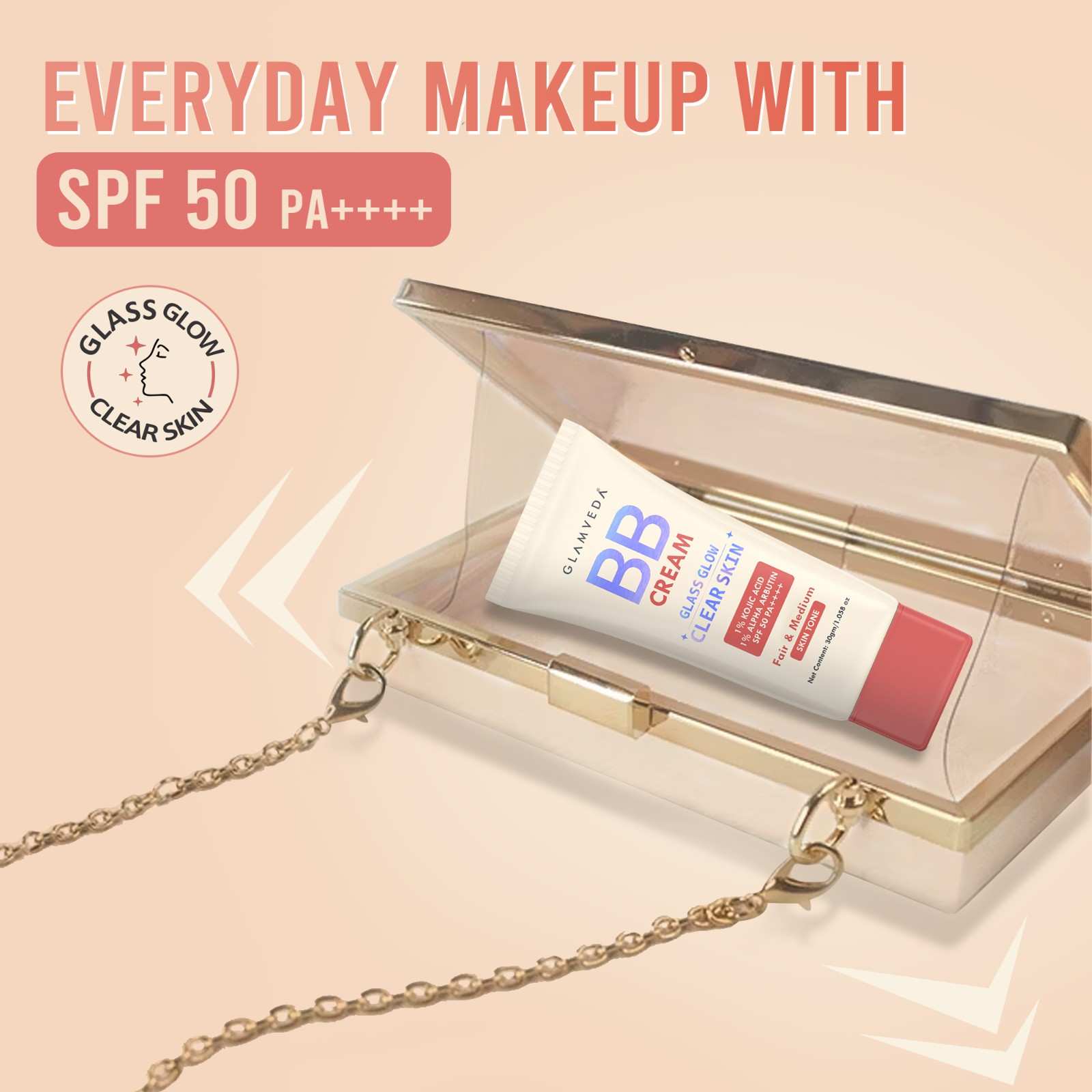 BB Cream for Fair & Medium Skin Tone With SPF 50++++